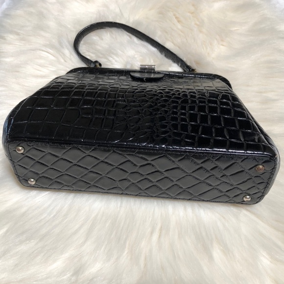 Vintage Mid Century Supreme Leather Handbag Purse - Picture 4 of 12